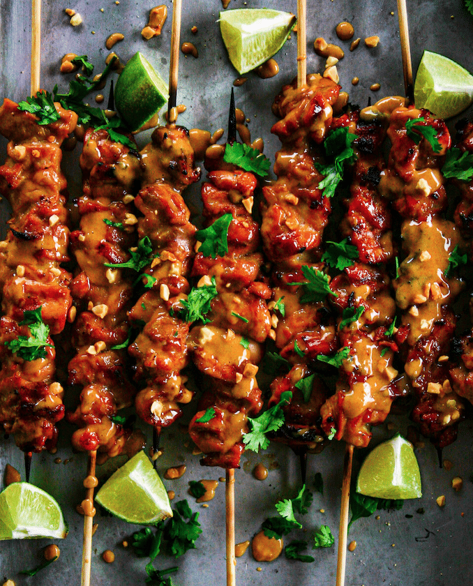 Chicken Satay With Killer Peanut Sauce